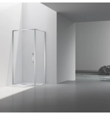 Душевой уголок Vincea Slim VSR-4SLP9010CL 100x90 см, профиль хром, стекло прозрачное