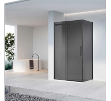 Душевой уголок Vincea Como-N VSR-4CN9013CGB 130x90 см, профиль черный матовый, стекло тонированное