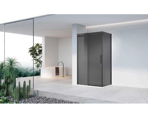 Душевой уголок Vincea Como-N VSR-4CN9013CGB 130x90 см, профиль черный матовый, стекло тонированное