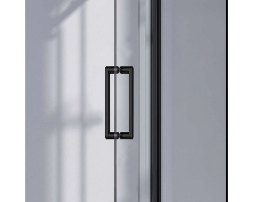Душевой уголок Vincea Como-N VSR-4CN8012CLB 120x80 см, профиль черный матовый, стекло прозрачное