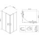 Душевой уголок Vincea City VSS-5CT9010MT 100x90 см, профиль хром, стекло текстурное