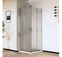 Душевой уголок Vincea City VSS-5CT9010MT 100x90 см, профиль хром, стекло текстурное