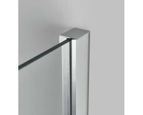 Душевой уголок Vincea Alpha VSR-3AL8013CLGM 130x80 см, профиль вороненая сталь, стекло прозрачное