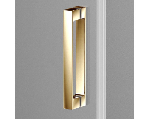 Душевой уголок Vincea Alpha VSR-3AL9011CLG 110x90 см, профиль золотой матовый, стекло прозрачное