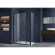 Душевой уголок Vincea Alpha VSR-3AL9011CLB 110x90 см, профиль черный матовый, стекло прозрачное