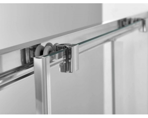 Душевой уголок Vincea Alpha VSR-3AL9014CLGM 140x90 см, профиль вороненая сталь, стекло прозрачное