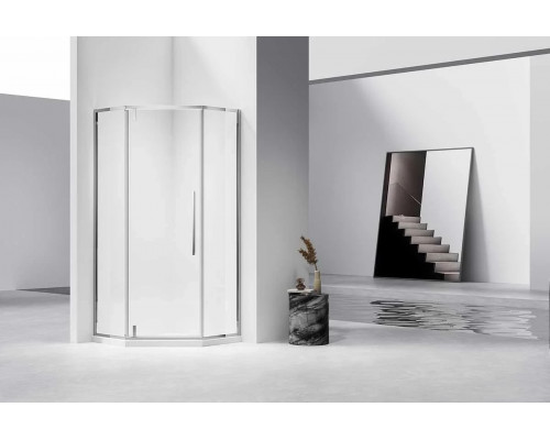 Душевой уголок Vincea Slim-N VSP-4SN900CL 89x89 см, профиль хром, стекло прозрачное