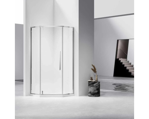 Душевой уголок Vincea Slim-N VSP-4SN900CL 89x89 см, профиль хром, стекло прозрачное