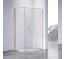 Душевой уголок Vincea Slim-N VSR-4SN8012CLG 120x79 см, профиль золотой матовый, стекло прозрачное
