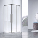 Душевой уголок Vincea Slim-N VSS-4SN900CLGM 89x89 см, профиль вороненая сталь, стекло прозрачное