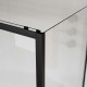 Душевой уголок Vincea City VSR-5CT9011CLB 110x90 см, профиль черный матовый, стекло прозрачное