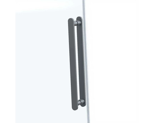 Душевой уголок Vincea Como Soft VSR-1CS9013CLGM 130x90 см, профиль вороненая сталь, стекло прозрачное