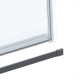 Душевой уголок Vincea Como Soft VSR-1CS9013CLGM 130x90 см, профиль вороненая сталь, стекло прозрачное