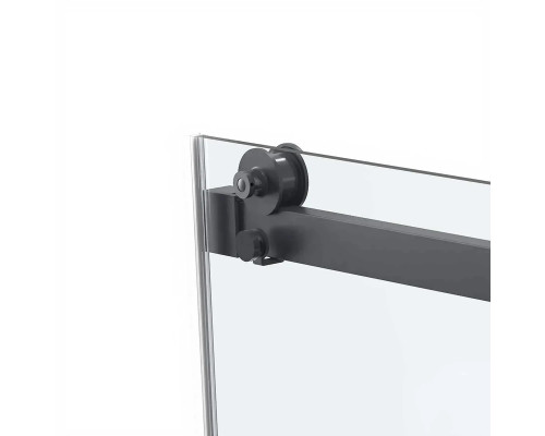 Душевой уголок Vincea Como Soft VSR-1CS9013CLGM 130x90 см, профиль вороненая сталь, стекло прозрачное