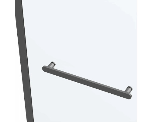 Душевой уголок Vincea Como Soft VSR-1CS1012CLGM 120x100 см, профиль вороненая сталь, стекло прозрачное