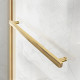 Душевой уголок Vincea Slim Soft VSR-1SS1014CLG 140x100 см, профиль золотой матовый, стекло прозрачное