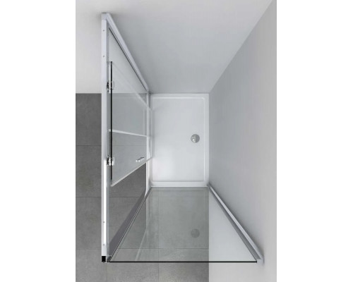 Душевой уголок Vincea Soft VSR-3SO9013CLB 130x90 см, профиль черный матовый, стекло прозрачное