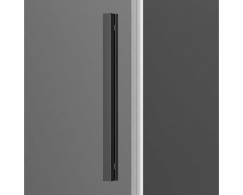 Душевой уголок Vincea Soft VSR-3SO9014CLGM 140x90 см, профиль вороненая сталь, стекло прозрачное