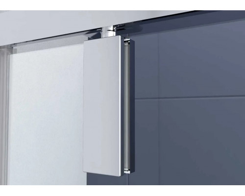 Душевой уголок Vincea Penta VSP-3P900CLGM 90x90 см, профиль вороненая сталь, стекло прозрачное