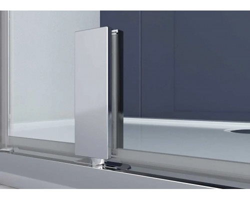 Душевой уголок Vincea Penta VSP-3P900CLGM 90x90 см, профиль вороненая сталь, стекло прозрачное