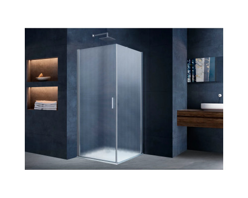 Душевой уголок Vincea Alpha VSR-3ALP9090MT 90x90 см, профиль хром, стекло текстурное