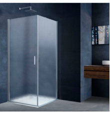 Душевой уголок Vincea Alpha VSR-3ALP9095MT 95x90 см, профиль хром, стекло текстурное