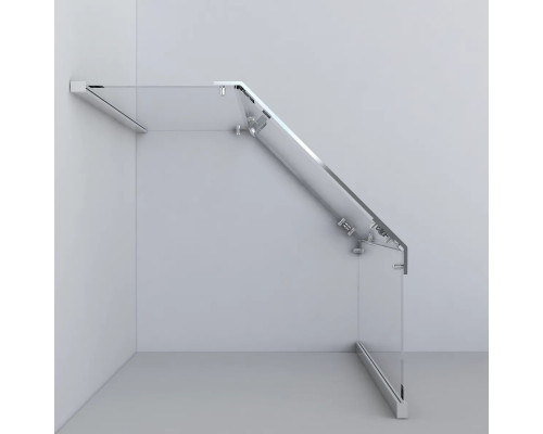 Душевой уголок Vincea Stresa VSP-1S900CLG 90x90 см, профиль золотой матовый, стекло прозрачное