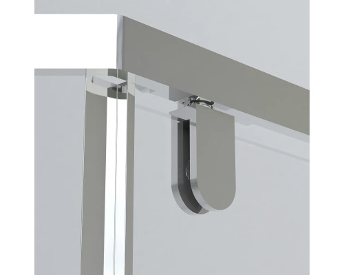 Душевой уголок Vincea Stresa VSP-1S100CLG 100x100 см, профиль золотой матовый, стекло прозрачное