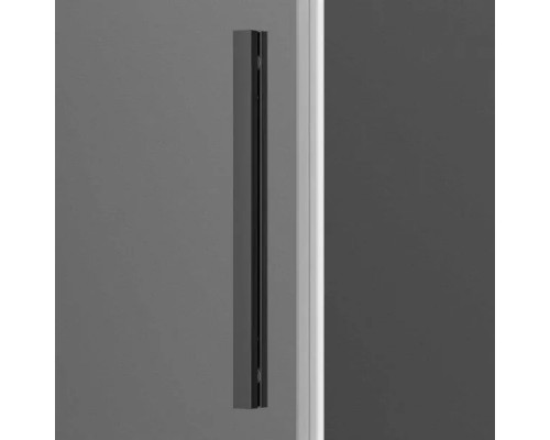 Душевой уголок Vincea Soft VSS-3SO100CLGM 100x100 см, профиль вороненая сталь, стекло прозрачное