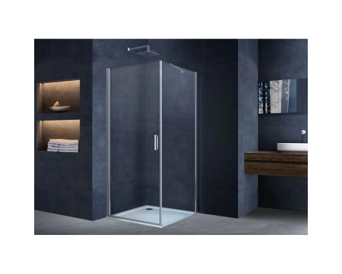 Душевой уголок Vincea Alpha VSR-3ALP9095CL 95x90 см, профиль хром, стекло прозрачное