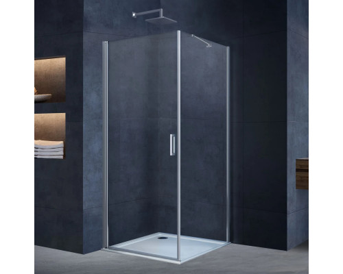 Душевой уголок Vincea Alpha VSR-3ALP9095CL 95x90 см, профиль хром, стекло прозрачное