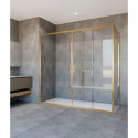 Душевой уголок Vincea Garda VSR-1G28017CLG 170x80 см, профиль золотой матовый, стекло прозрачное