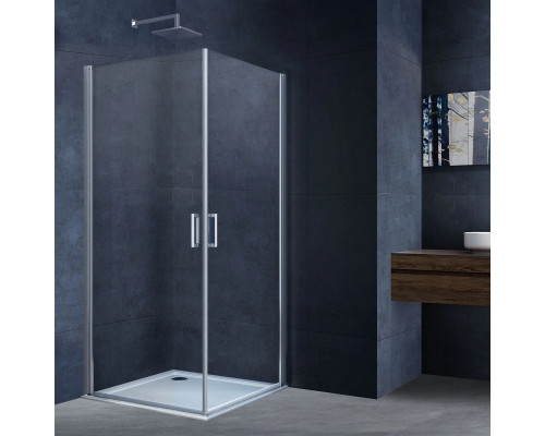 Душевой уголок Vincea Alpha VSR2-3AL7070CL 70x70 см, профиль хром, стекло прозрачное