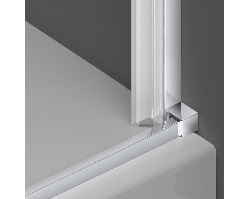 Душевой уголок Vincea Alpha VSR2-3AL7085CL 85x70 см, профиль хром, стекло прозрачное