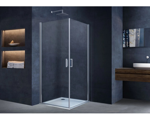 Душевой уголок Vincea Alpha VSR2-3AL7095CL 95x70 см, профиль хром, стекло прозрачное