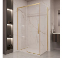 Душевой уголок Vincea Stella VSR-1ST9015CLG 150x90 см, профиль золотой матовый, стекло прозрачное