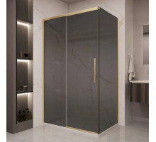 Душевой уголок Vincea Stella VSR-1ST9012CGG 120x90 см, профиль золотой матовый, стекло тонированное