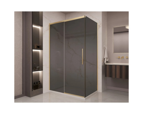 Душевой уголок Vincea Stella VSR-1ST9012CGG 120x90 см, профиль золотой матовый, стекло тонированное