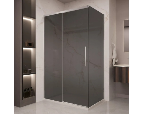 Душевой уголок Vincea Stella VSR-1ST9012CG 120x90 см, профиль хром, стекло тонированное