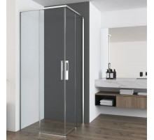 Душевой уголок Vincea Ultima VSS-7UL1010CL 100x100 см, профиль хром, стекло прозрачное