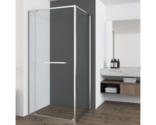 Душевой уголок Vincea Tesi VSRW-7TS9012CL 120x90 см, профиль хром, стекло прозрачное