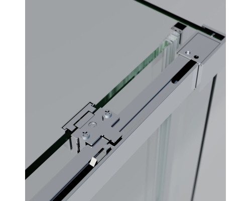 Душевой уголок Vincea Soft 2 VSR-3SO28014CL 140x80 см, профиль хром, стекло прозрачное