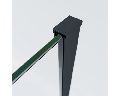 Душевой уголок Vincea Soft 2 VSR-3SO28012CLB 120x80 см, профиль черный матовый, стекло прозрачное