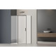 Душевой уголок Vincea Soft 2 VSR-3SO29011CLB 110x90 см, профиль черный матовый, стекло прозрачное