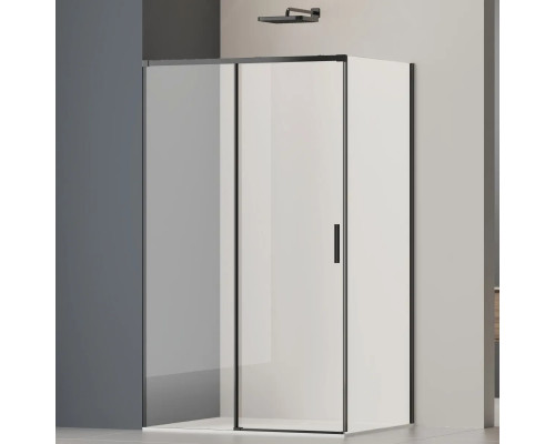 Душевой уголок Vincea Soft 2 VSR-3SO29013CLB 130x90 см, профиль черный матовый, стекло прозрачное