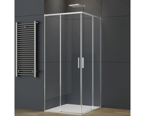 Душевой уголок Vincea Soft 2 VSS-3SO2800CL 80x80 см, профиль хром, стекло прозрачное