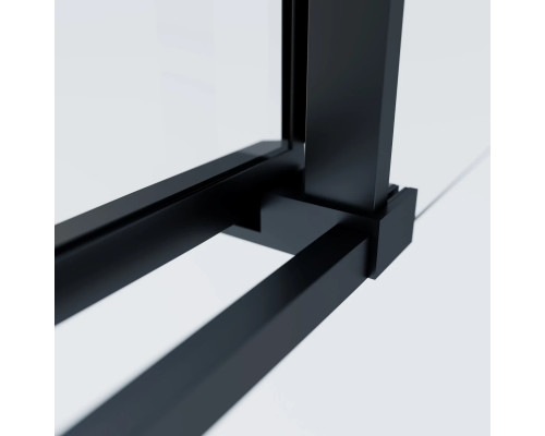 Душевой уголок Vincea Soft 2 VSS-3SO2900CLB 90x90 см, профиль черный матовый, стекло прозрачное