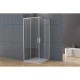 Душевой уголок Vincea Rapid-N VSS-3RN9012E10CL 108-120x78-90 см, профиль хром, стекло прозрачное