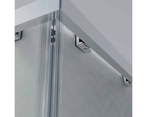 Душевой уголок Vincea Rapid-N VSS-3RN8010E10MT 88-100x68-80 см, профиль хром, стекло текстурное1