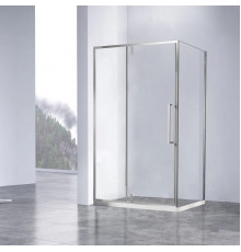 Душевой уголок Vincea Slim-N VSR-4SNP1010CL 100x100 см, профиль хром, стекло прозрачное